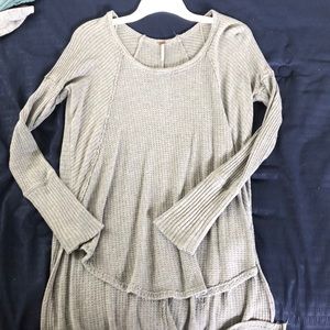Free people grey sweater!